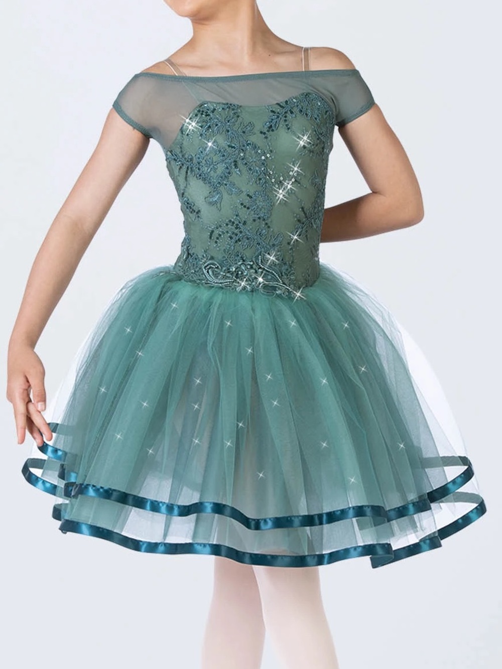 Weissman Teal Ballet Tutu Dance Costume